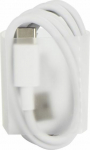 Kabel USB Partner Tele.com USB-A - USB-C 1 m White (5901737862037)