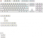 Glorious PC Gaming Race Glorious GPBT Backlit Keycaps, ANSI Layout (US), PBT, Dye-Sub - Wei&szlig;