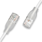 WANTEC Patchkabel UTP CAT6a eGlow d wei&szlig; - Kabel - Netzwerk