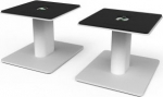 ?KAU KANTO AUDIO 6" UNIVERSAL DESKTOP SPEAKER STANDS - WHITE (PAIR)