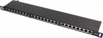 PATCH PANEL FTP CAT.6 24 PORTY 0.5U PGF-6FTP24-B8 GETFORT