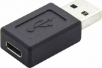 Adapter USB USB-C - USB Czarny