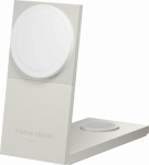 Native Union Rise 3-in-1 Qi2 Wireless Charger - wireless charger Qi2 15W do three devices compatible z MagSafe (sandstone)