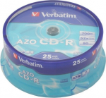 Verbatim CD-R 52x 700MB 25P CB azo 43352