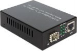Delock Media Converter 1000Base-T to SFP - Medienkonverter - 1GbE - 10Base-T, 1000Base-LX, 1000Base-SX, 100Base-TX, 1000Base-T - RJ-45 / SFP (mini-GBIC)