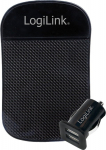 Logilink USB car power supply, 2x USB-Port, 10.5W + Antirutschm