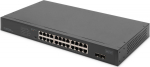 DIGITUS Switch 24-Port Gigabit Unmanaged schwarz