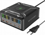 Blitzwolf Charger Charging Station Blitzwolf BW-S28 260W, 2xUSB-A, 3xUSB-C, 15W (czarna)