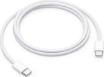 USB-kaabel USB-C otsik <-> USB-C otsik, 1m, 60W, valge, punutud kaabliga, Apple
