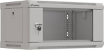 LANBERG rack cabinet 19inch 4U/540x350 grey flat pach with glass door