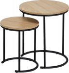 Side table ELTO D44.5xH50cm, D34.5xH40cm