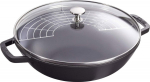 Zwilling Staub 1312923 - Rund - Wok-/Frying pan - Schwarz - Metall - 4.4 l - 300 mm
