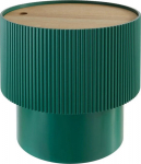 Atmosphera Coffee table with storage space 35x38.5 cm CYLINDRO turquoise