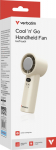 Verbatim Cool 'n' Go Ice Touch, Silber, Wei&szlig;, 1 L&uuml;fter, Handventilator, 1 St&uuml;ck(e), 8 W, Lithium-Ion (Li-Ion)