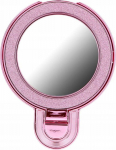 Skrzynkazdrewna Phone stand CIRCLE MIRROR - sticky - pink