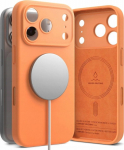 Ringke Silicone Magnetic Magsafe iPhone 17 Pro Max tangerine