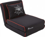 XRocker Folding chair & black mattress/rot/with pillow