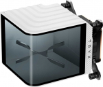 TRYX Panorama CPU-Wasserblock, AMOLED-Display, Intel- und AMD-Sockel - wei&szlig;