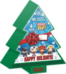 Funko Pocket Pop! 4-Pack Marvel - Happy Holidays Tree Box (Glows in the Dark) (Diamond Collection) Vinyl Figures Keychain