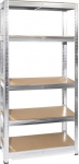AWTools AWTOOLS BOOKSHELF 5 SHELVES 200x90x50 LOAD CAPACITY 300kg / 6.0mm - WCISKANY SZYBKI MONTAŻ