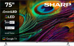 Sharp 4K QLED TV | 75JP7265E | 75 | Smart TV | Google TV | UHD
