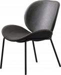 NUFORMA CHAIR ARMCHAIR Z VELVET COMFORTABLE METAL LEGS