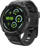Kaitse&uuml;mbris kellarihmaga Rugged Armor Pro, Google Pixel Watch 4 (45mm), matt must, komplektis laadimisalus, Spigen