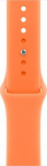 Apple - Band for smart watch - 46mm - size S/M - clementine - for Watch Herm&egrave;s Series 9, SE 3, Series 10, Series 11, Series 8, Series 9, Ultra 2, Ultra 3
