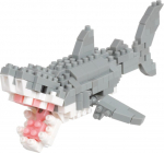 BANDAI NAMCO Entertainment Bandai Nanoblock : Animal - White Shark Building Block Figure (NBC332)