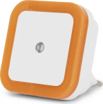Entac Night light 0.5W square. WW Orange twilight sensor
