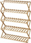 Home Styling Collection Rack for shoes 5-level RONIV, 67 x 25 x 87 cm, bamboo