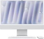 Apple iMac Z1E2 59.62cm standard glass M4 8C CPU/8C GPU/16C N.E. SSD Gbit Eth MM MaKey DE Silber
