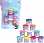 As Company AS Disney: Frozen - Dough Polybag With 10 Pots And 3D Caps (1045-03624)