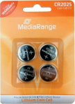 BATTERY LITHIUM CR2025 3V/4PCS MRBAT131 MEDIARANGE
