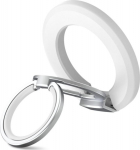 Telefoni s&otilde;rmer&otilde;ngas / tugijalg MagSafe Phone Ring, topeltr&otilde;ngaga, valge, MagSafe magnetkinnitusega, Tech-Protect