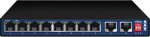 Visar VSS W08POE2G 8*100 + 2*1000 PoE Switch
