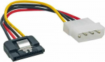 InLine Molex - SATA, 0.15m, Multicoloured (29670A)