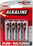 1x4 Ansmann Alkaline Mignon AA LR 6 red-line