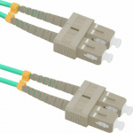Qoltec Optic Patchcord SC/UPC - SC/UPC MM 50/125 OM4 1m (54353)