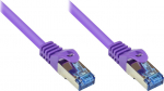 Alcasa Good Connections RNS Patchkabel mit Rastnasenschutz - Cat. 6A - S/FTP - PiMF - halogen free - 500MHz - violett - 15m