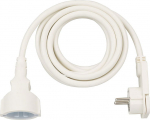 brennenstuhl Extension cable with flat plug CEE 7/4 3m white