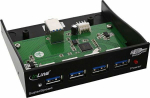 InLine Panel front USB 3.0 do bay 3.5'' czarny (33395B)