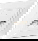 Equip Cat5e Unterputzdose+front panel 2xRJ45 45&deg;5Stk RAL9010