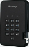 External Hard Drive HDD iStorage diskAshur2 500GB Czarny (IS-DA2-256-500-B)