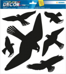 HERMA Window decor warning birds 30x30 cm