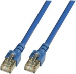 EFB Elektronik EFB RJ45 Patchkabel SF/UTP Cat.5e PVC CCA 15.00m blue