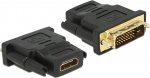 Delock Adapter DVI 24+1 pin male > HDMI female