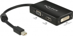 Delock Adapter Mini-DisplayPort auf VGA/HDMI/DVI passiv black