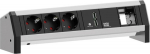 Bachmann DESK - Steckdosenleiste - Eingabe, Eingang GST18 - output terminals: 5 (USB, power CEE 7/3)
