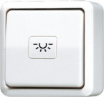 JUNG 631 A WW electric switch 1P Wei&szlig; 631AWW